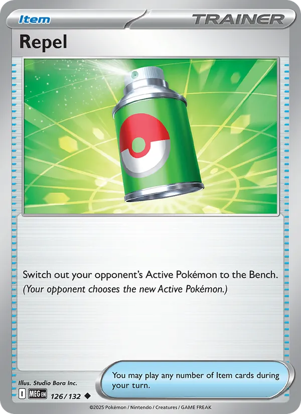 Repel 126/132 – Mega Evolution Pokémon TCG