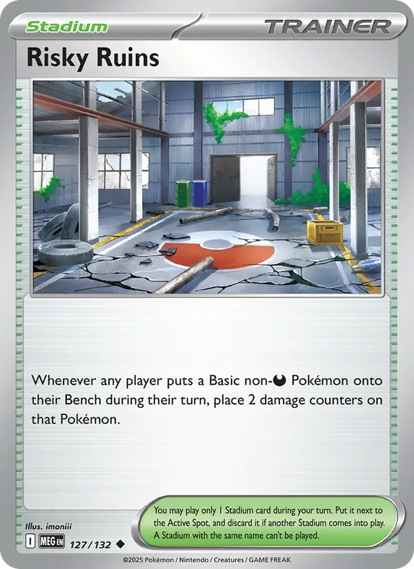 Risky Ruins 127/132 – Mega Evolution Pokémon TCG