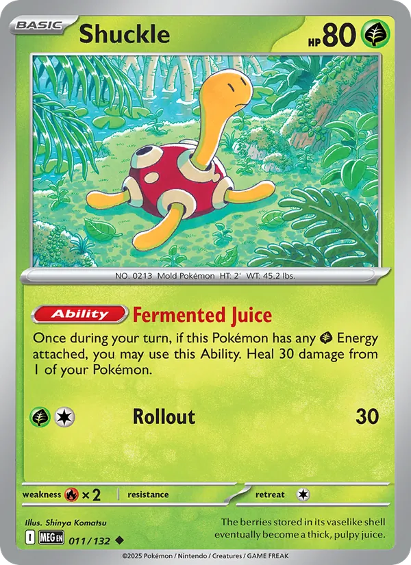 Shuckle 011/132 – Mega Evolution Pokémon TCG