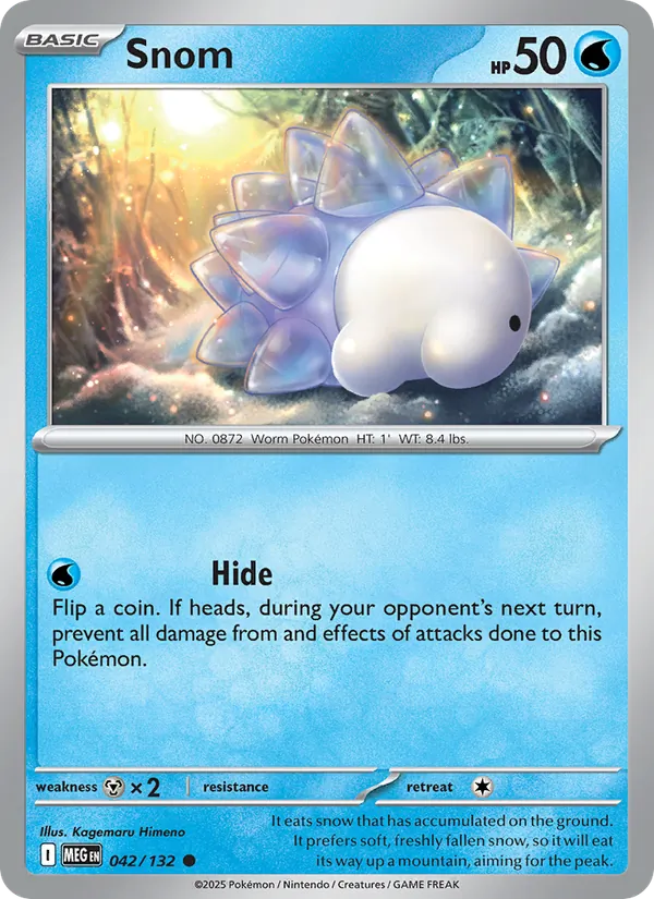 Snom 042/132 – Mega Evolution Pokémon TCG