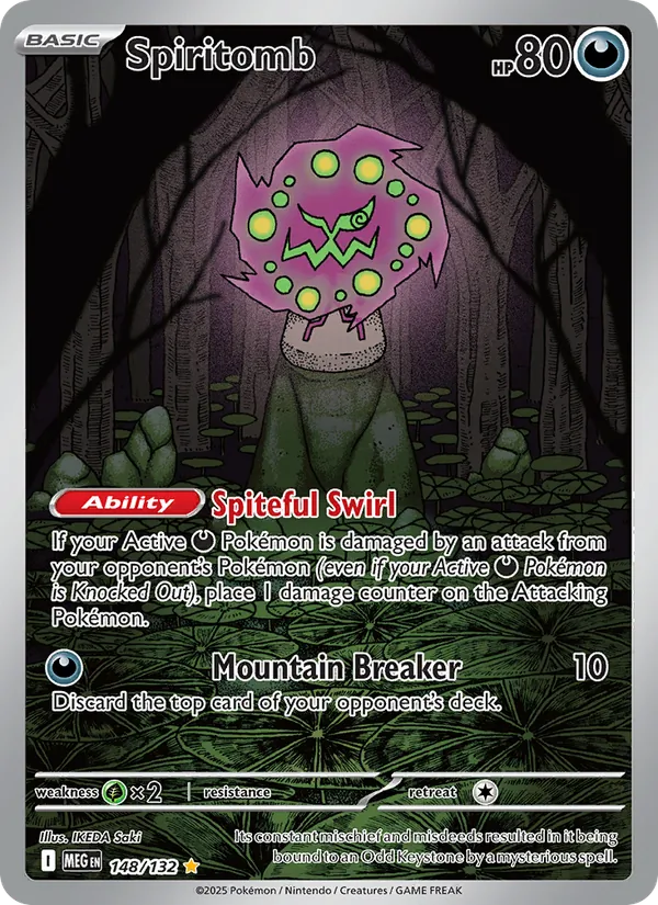 Spiritomb 148/132 – Mega Evolution Pokémon TCG