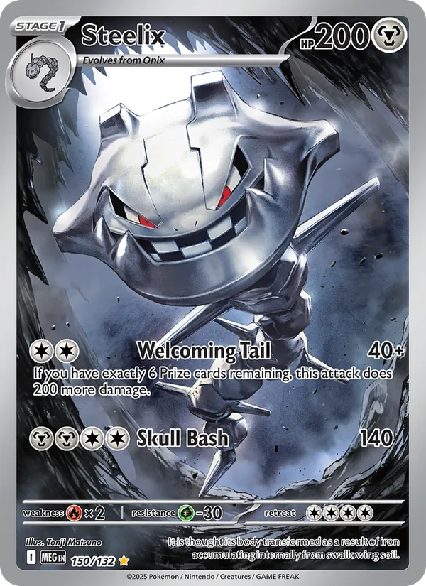 Steelix 150/132 – Mega Evolution Pokémon TCG