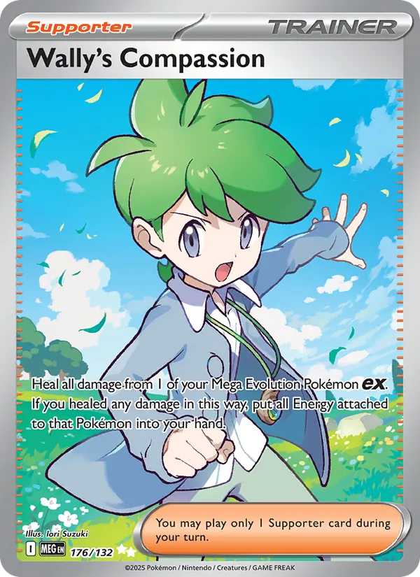Wally's Compassion 176/132 – Mega Evolution Pokémon TCG