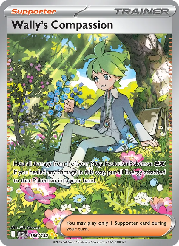 Wally's Compassion 186/132 – Mega Evolution Pokémon TCG