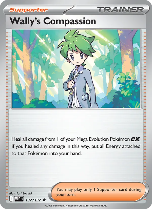 Wally's Compassion 132/132 – Mega Evolution Pokémon TCG
